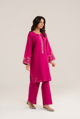 2 Piece Cotton Karandi Embroidered Suit (CP0293)